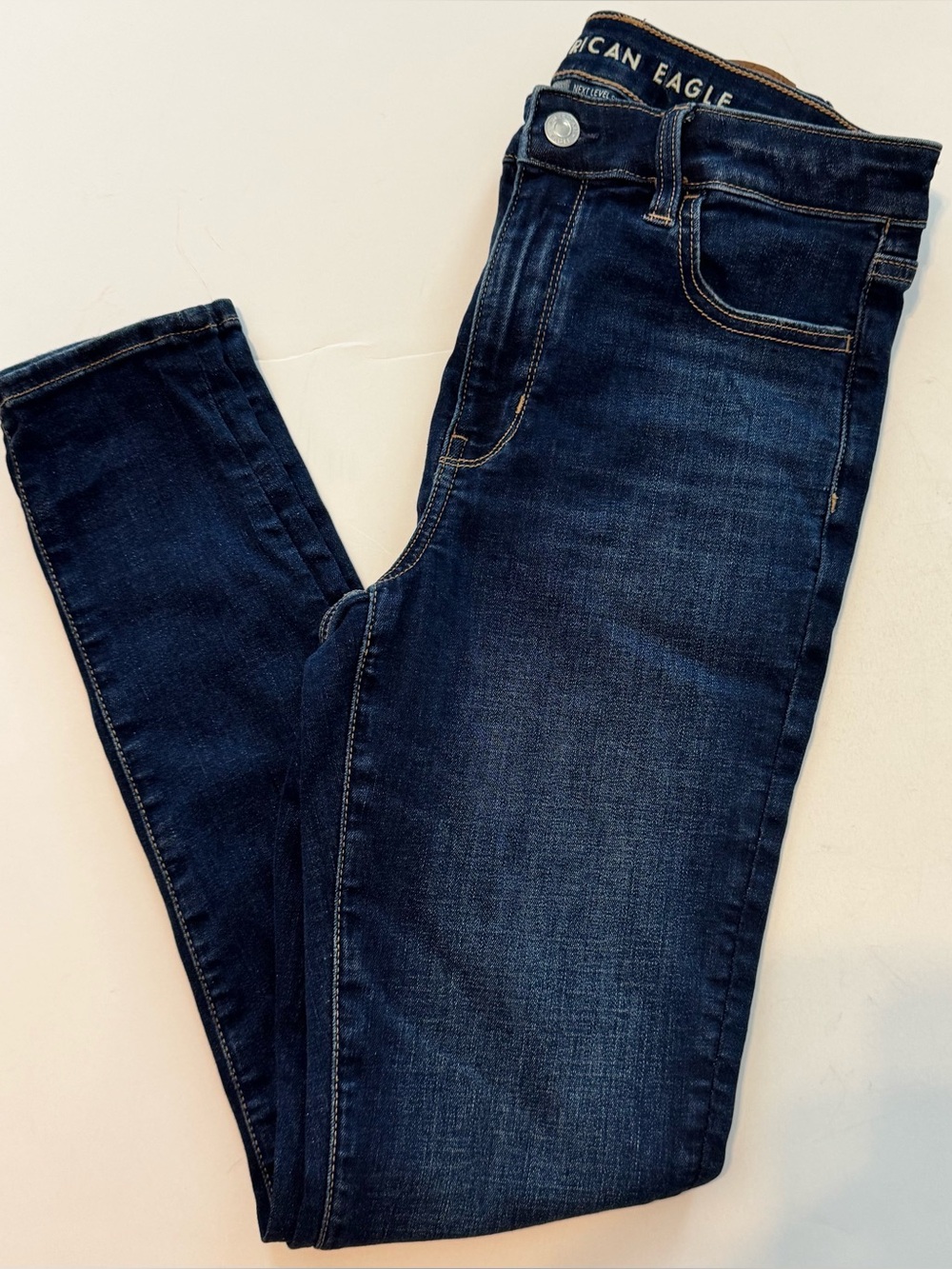 American Eagle Outfitters Men's Dark Indigo Skinny Jeans